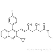6-Heptenoic acid,7-[2-cyclopropyl-4-(4-fluorophenyl)-3-quinolinyl]-3,5-dihydroxy-, ethyl ester,( 57187668,3R,5S)- CAS 172336-32-2
